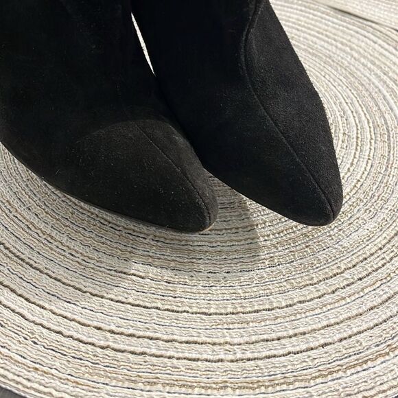 Balenciaga Black Suede Ankle Boots Size 7.5 - Picture 9 of 15